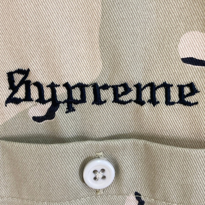 supreme シュプリーム × SEKINTANI LA NORIHIRO 19ss work shirt ワークシャツチョコチップカモ sizeM 瑞穂店