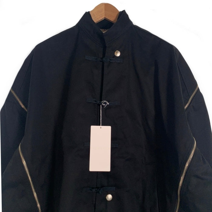 FACETASM ファセッタズム DICKIES ディッキーズ KUNG-FU JACKET カンフージャケット ブラック MIMI-JK-U06 Size 3 福生店