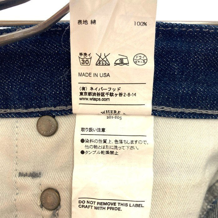 WTAPS ダブルタップス 16SS 161MYDT-PTM03 BLUES デニムパンツ インディゴ sizeS 瑞穂店