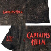 CAPTAINS HELM キャプテンズヘルム LOS LOGO TEE ロゴプリントTシャツ ブラック CH22-LOS-T01 Size M 福生店