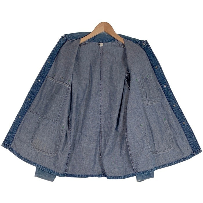 50’s TUF NUT タフナット デニムカバーオール スナップボタン インディゴ Size M-L 相当 福生店
