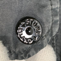 STONE ISLAND ストーンアイランド Overshirt オーバーシャツ ジップアップ チャコールグレー 7948425WN Size L 福生店