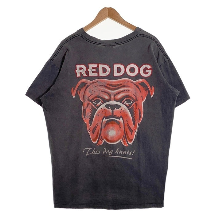 90's RED DOG レッドドッグ プリントTシャツ フェードブラック USA製 TENNESSEE RIVER GOLD Size XL 福生店