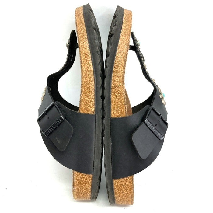 BIRKENSTOCK ビルケンシュトック HTC エイチティーシー RAMSES ラムゼス スタッズ ターコイズ サンダル ブラック size26.5cm 瑞穂店