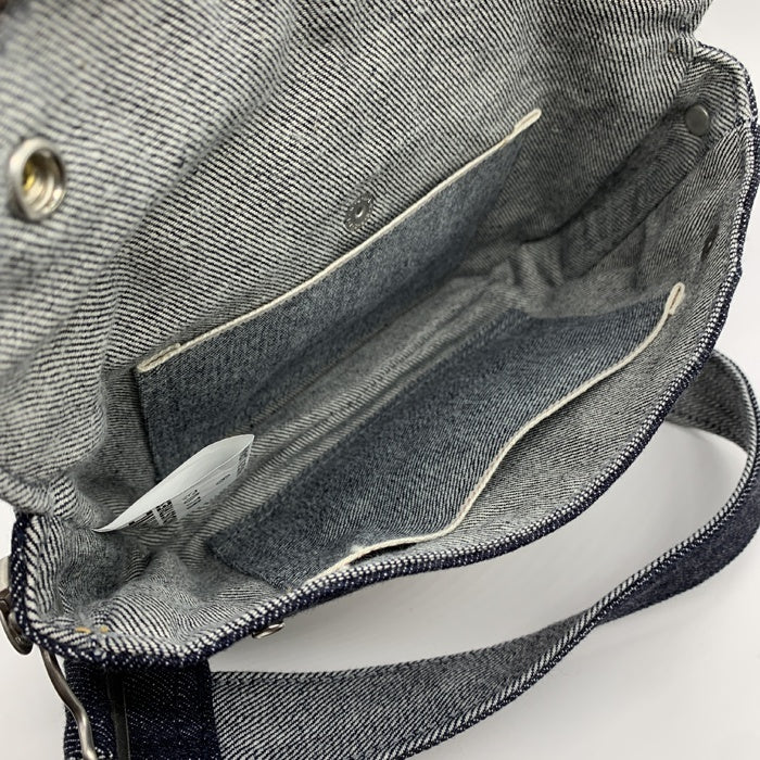 YAMANE INDUSTRIES ヤマネインダストリーズ Lot.9103 Denim Snap-on Flap Shoulder Pouch 9 デニム スナップオン フラップショルダーポーチ バッグ インディゴ 福生店