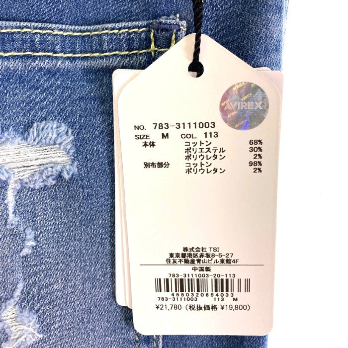AVIREX アヴィレックス EASY SKINNY JEANS 783-3111003 インディゴ sizeM 瑞穂店