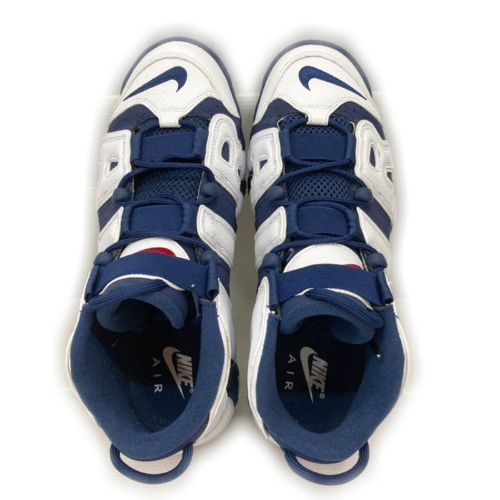 NIKE ナイキ AIR MORE UPTEMPO モアアップテンポ オリンピック スニーカー ホワイト×ブルー FQ8182-100 Size 28cm 瑞穂店