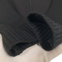 PRADA プラダ ナイロン ウール切替 ドライバーズニット ジップアップジャケット ブラック イタリア製 Size M 福生店
