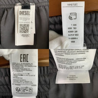 DIESEL ディーゼル P-MARKY-K1 スウェットパンツ イージー チャコールグレー A15270 Size L 福生店