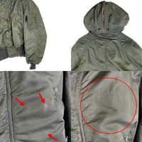 U.S. ARMY 60's ALPHA INDUSTRIES アルファインダストリーズ N-2B コヨーテファー  黒タグ CONMERジッパー フライトジャケット オリーブ MIL-J-6278D / 8415-270-0366 /DSA-1-2355-63-C  Size M 福生店