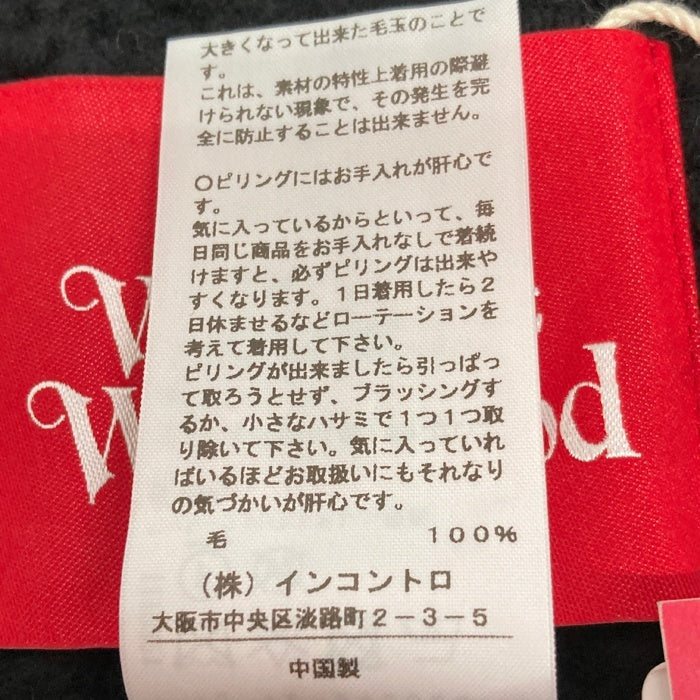 Vivienne Westwood ヴィヴィアンウエストウッド マフラー ブラック 瑞穂店