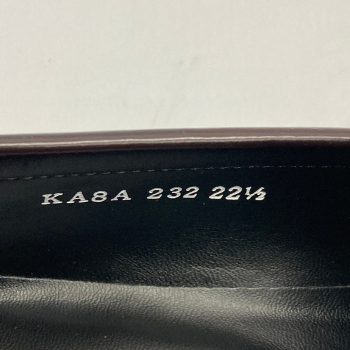 HARUTA ハルタ カジュアルキルトレザーローファー ブラウン size22.5cm 瑞穂店