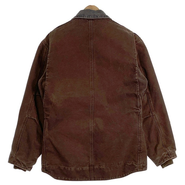 Carhartt カーハート Ridge Coat リッジコート ダックキャンバス ジップアップジャケット ダークブラウン メキシコ製 C61 DKB Size S-R 福生店