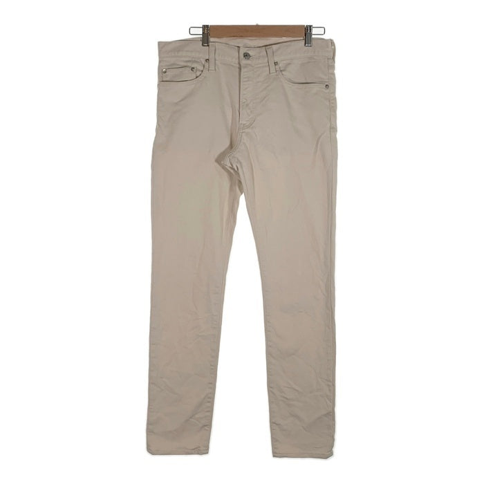 HYSTERIC GLAMOUR ヒステリックグラマー ベッドフォードコードストレッチ スリムパンツ アイボリー 0261AP05 Size 32 福生店