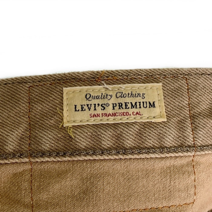 LEVI'S PREMIUM リーバイス 468 Loose ルーズフィット デニムショーツ ショートパンツ ブラウン A8461-0001 Size 36 福生店
