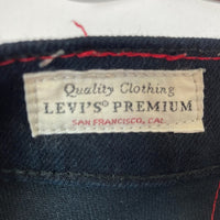 Levi's リーバイス LEJ 570 立体裁断 バギーテーパード デニムパンツ ブラック sizeW36 瑞穂店