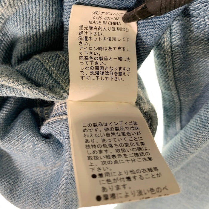 BAYFLOW ベイフロー スウェットデニム ウエスタンシャツ インディゴ リペア加工 BM1803YG01 Size 4 福生店