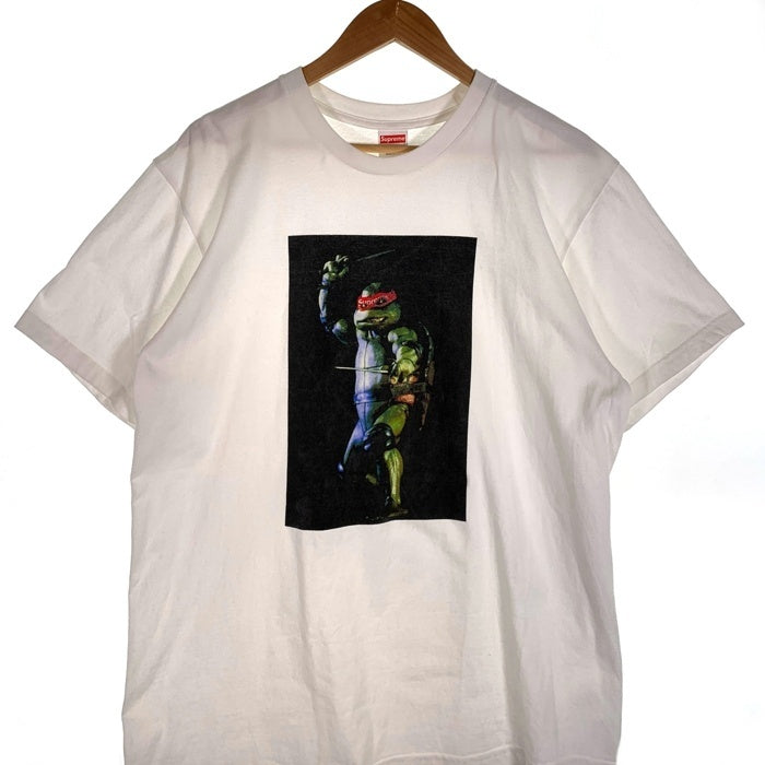 SUPREME シュプリーム 21SS Raphael Tee ラファエル フォトプリントTシャツ ホワイト タートルズ Size L 福生店