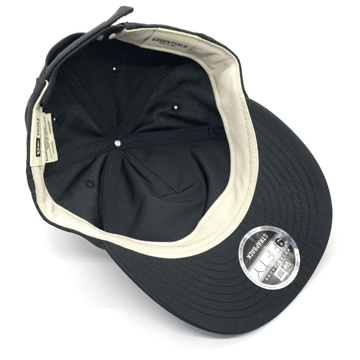 FOG ESSENTIALS エッセンシャルズ New Era ニューエラ 9FIFTY ストラップバック キャップ 帽子 ブラック ポリエステル 福生店