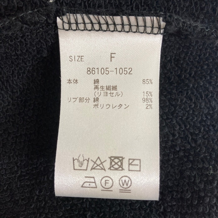 MANOF マノフ 86105-1052 ムーン スラッシュ スウェット ブラック sizeF 瑞穂店