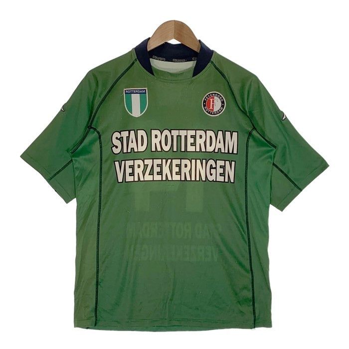 00's Kappa カッパ フェイエノールト・ロッテルダム 小野伸二 14 ゲームシャツ グリーン Size M 相当 福生店