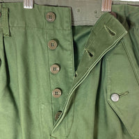 スウェーデン軍 M-59 ミリタリーカーゴパンツ オリーブ size C146 瑞穂店