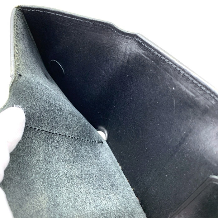 Dual デュアル EDIT エディット サドルプルアップコンパクトウォレット レザー ブラック (DCr-1040) 福生店