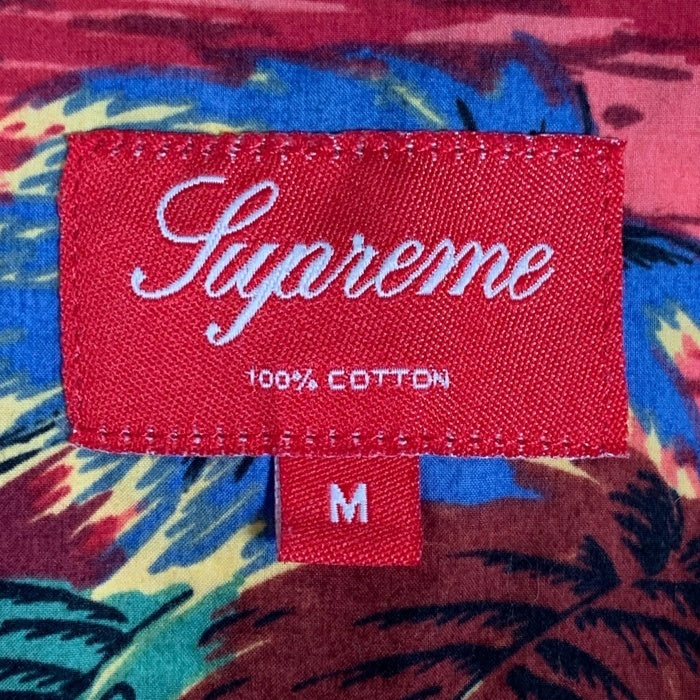 SUPREME シュプリーム 12SS Hawaian Shirt 半袖 アロハ ハワイアンシャツ レッド Size M 福生店