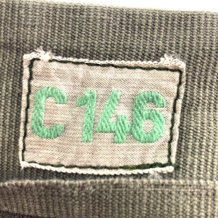 スウェーデン軍 M-59 ミリタリーカーゴパンツ オリーブ size C146 瑞穂店