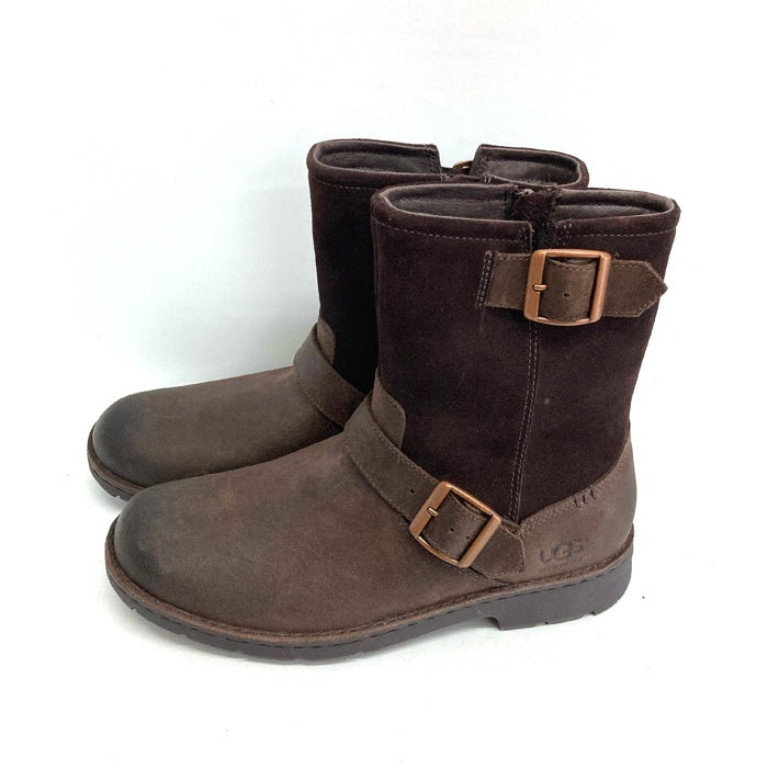 UGG アグ 1007797 MESSNER 裏ボア エンジニアブーツ ブラウン size26cm 瑞穂店