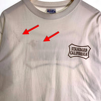 STANDARD CALIFORNIA スタンダードカリフォルニア ロゴプリントTシャツ 半袖 ホワイト Size XL 福生店