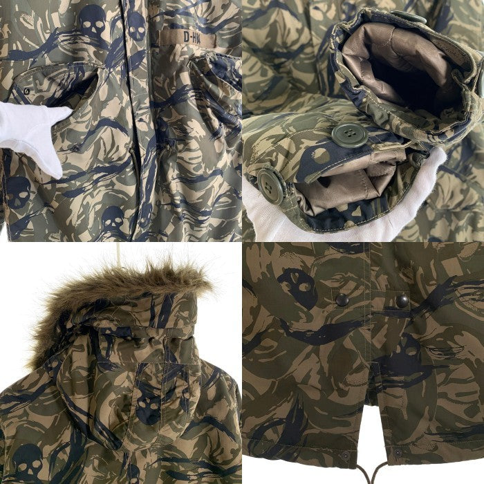 HYSTERIC GLAMOUR ヒステリックグラマー プリマロフト モッズコート ミリタリー 中綿 カモフラージュ 0204AC02 Size S 福生店