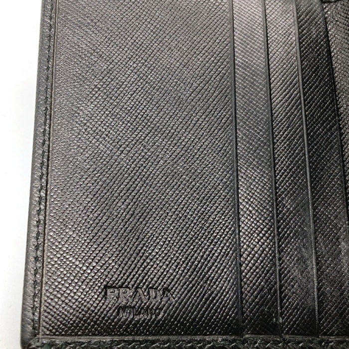 PRADA プラダ サフィアーノ 3つ折り財布 ブラック -2 瑞穂店