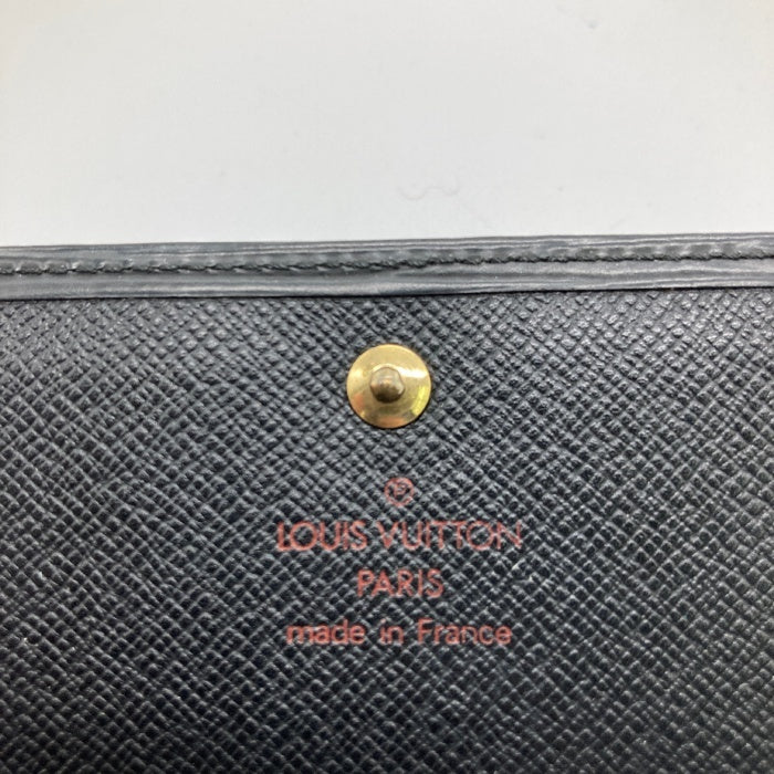 LOUIS VUITTON ルイヴィトン M63382 ポルトトレゾールインターナショナル 三つ折り長財布 ノワール ブラック 瑞穂店