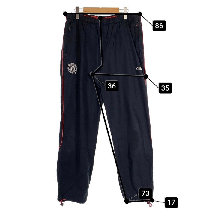 00's UMBRO アンブロ マンチェスターユナイテッド トラックスーツ ジャケット パンツ セット ポリエステル ブラック Size M 福生店