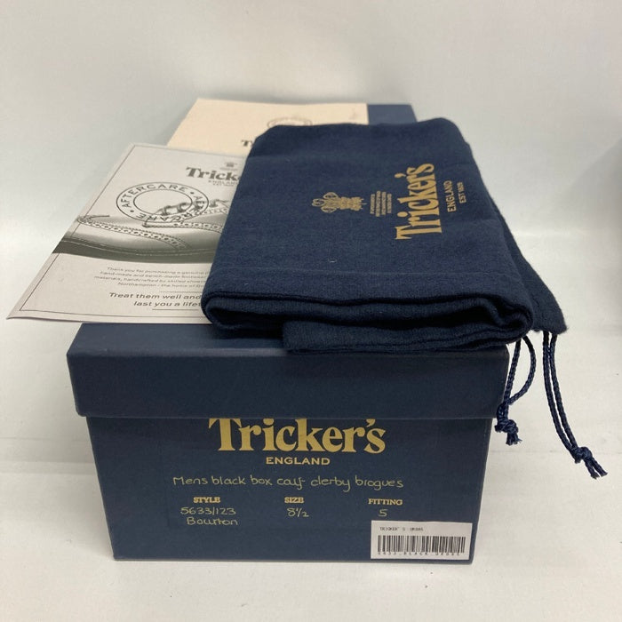 Tricker's トリッカーズ BOURTON 5633/123 ウィングチップシューズ ブラック sizeUK8 1/2 瑞穂店