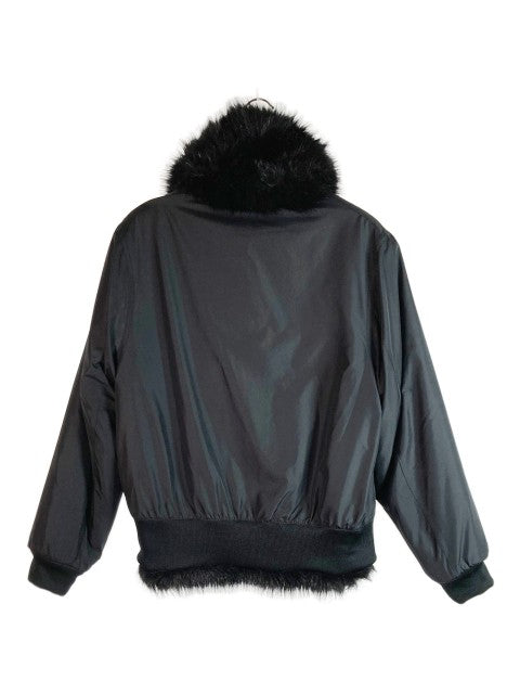 AMBUSH×NIKE アンブッシュ×ナイキ AQ9225-010 18AW Reversible Faux Fur Coat Jacket リバーシブルフェイクファー ジップアップブルゾン ブラック sizeS 瑞穂店