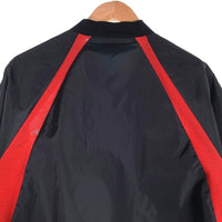 80s NIKE ナイキ AIR JORDAN エアジョーダン ナイロン ジップアップ ジャケット ブラック レッド Size M 福生店