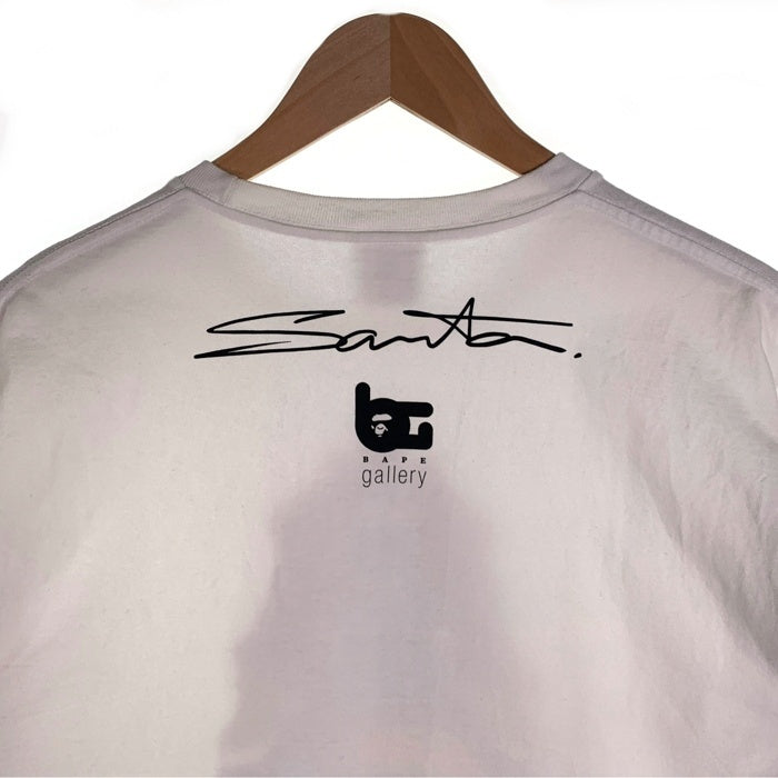 A BATHING APE ア ベイシング エイプ 井上三太 BAPE GALLERY ART Tee 半袖 プリント Tシャツ ホワイト 001TEK731930C Size L 福生店