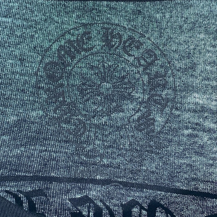 CHROME HEARTS クロムハーツ CH Scroll Logo L/S Pocket Tee スクロールラベルバックプリント ロングスリーブ ポケットTシャツ アーム 長袖 ブラック Size XL 福生店