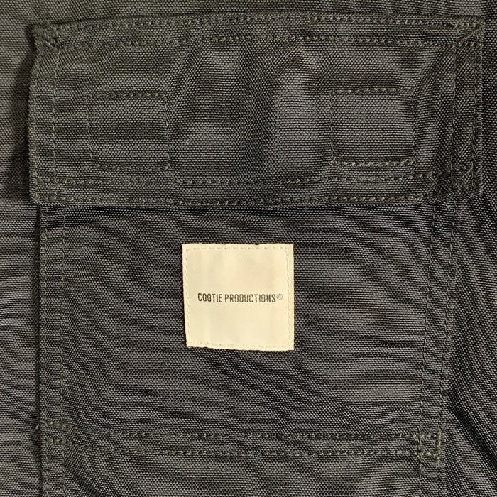 COOTIE クーティー 24AW Padded Nylon OX Work Short Coat パデッド ナイロン ワークショートコート ジャケット ブラック 中綿 オーバーサイズ Size S 福生店