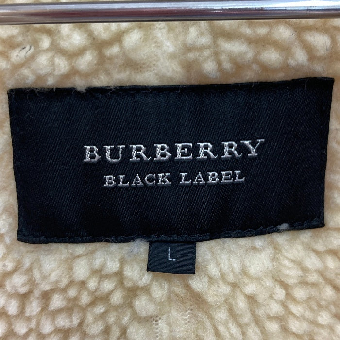 BURBERRY BLACK LABEL バーバリーブラックレーベル コーデュロイ 裏ボア ジャケット ベージュ sizeL 瑞穂店