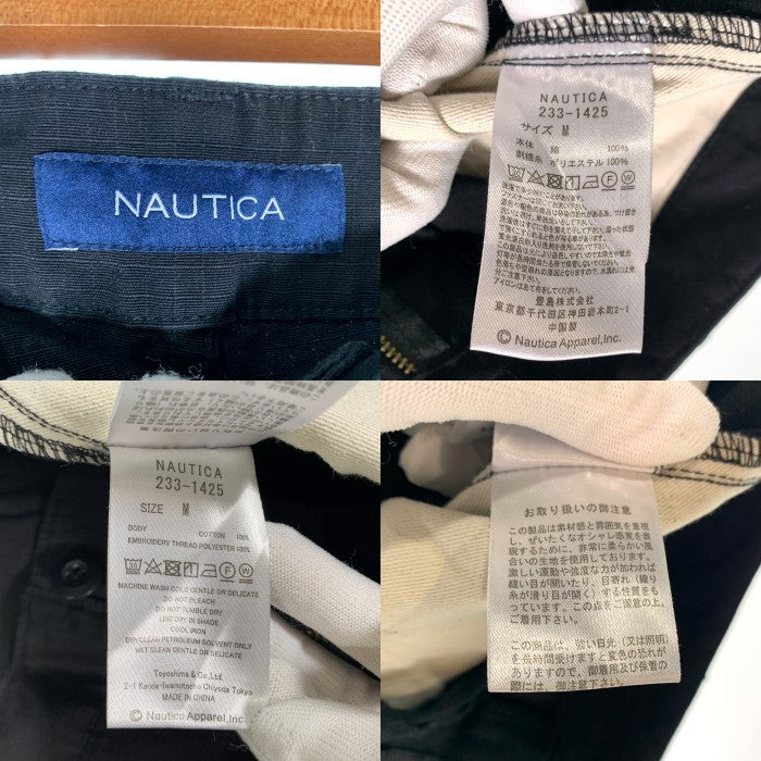NAUTICA ノーティカ FREAK'S STORE フリークスストア リップストップ ストレートカーゴパンツ ブラック 10-43-2075-00366-1695 Size M 福生店