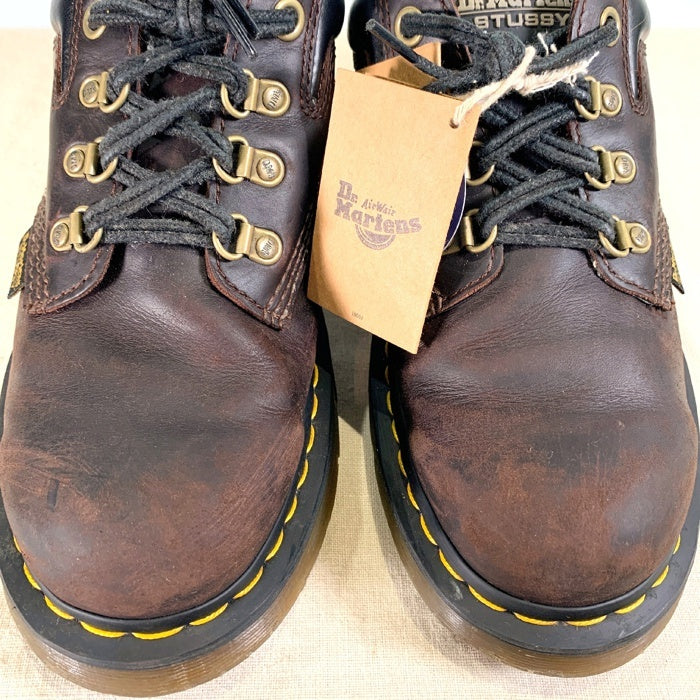 Dr.Matens ドクターマーチン 19AW STUSSY ステューシー 4 Tie Shoe レザーシューズ ココア 8053 HY 25916247 Size 27cm 福生店