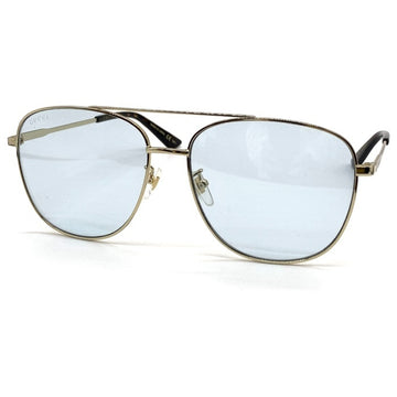 Gucci グッチ ダブルブリッジ サングラス ゴールド ブルー GG0410SK 福生店