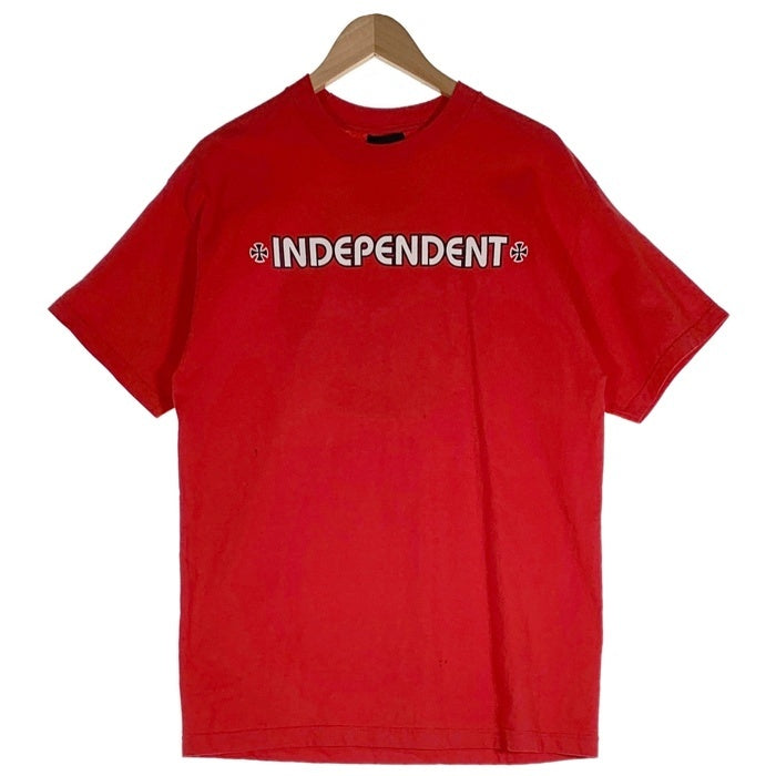 00's INDEPENDENT TRUCKS インディペンデント トラックス 半袖 Tシャツ レッド Size L 福生店