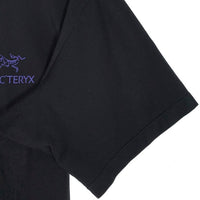 ARC'TERYX アークテリクス Emblem SS Crew 半袖 Tシャツ ブラック ブルー Size L 福生店