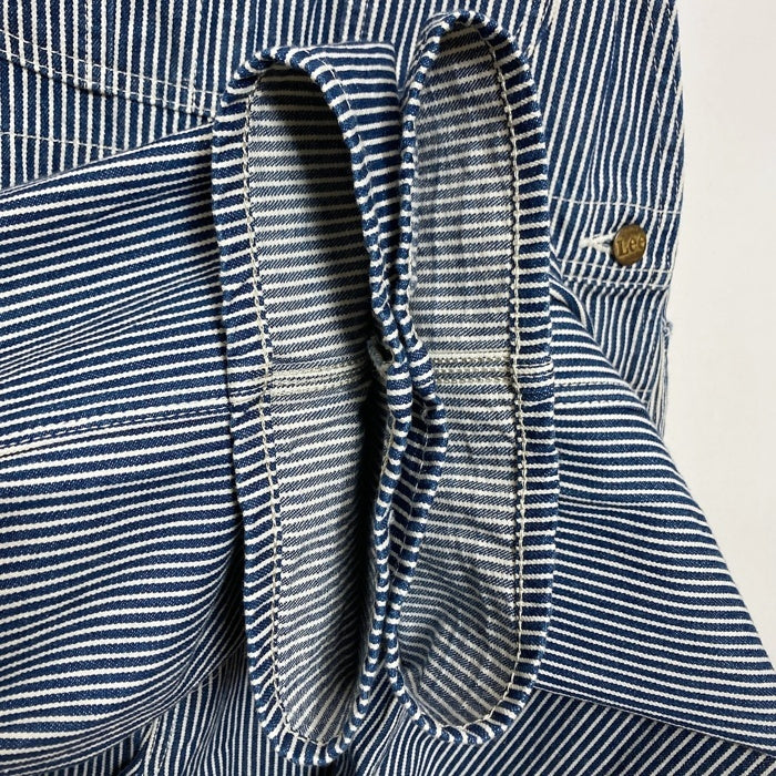 Lee デニムオーバーオール LL7254 ネイビー/ホワイト ヒッコリーストライプ sizeS 瑞穂店