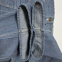 Lee デニムオーバーオール LL7254 ネイビー/ホワイト ヒッコリーストライプ sizeS 瑞穂店