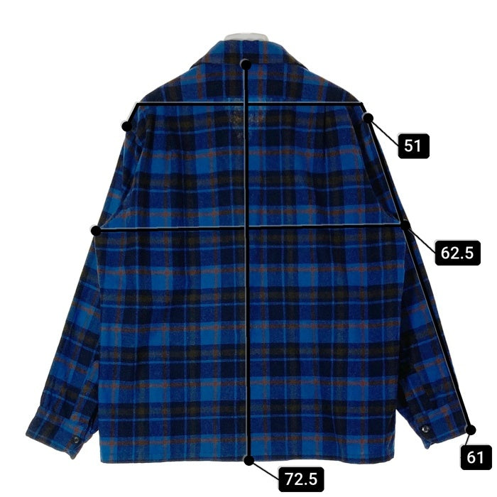 PENDLETON ペンドルトン チェックウールシャツ ブルー sizeL 瑞穂店